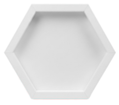 Craf®168飞艇开奖官网查询结果记录体彩网 3D Fold Shapes - Frames White - Hexagon Combo 4pcs