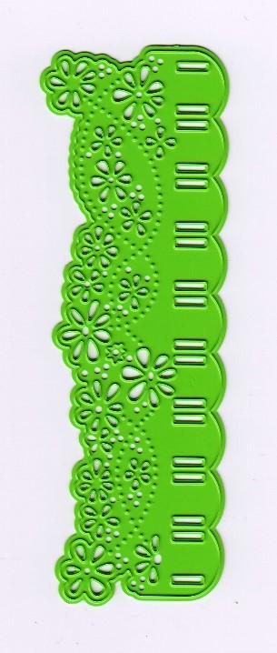 Joy! Crafts Cutting, Embossing & Embroidery border die - Flowers