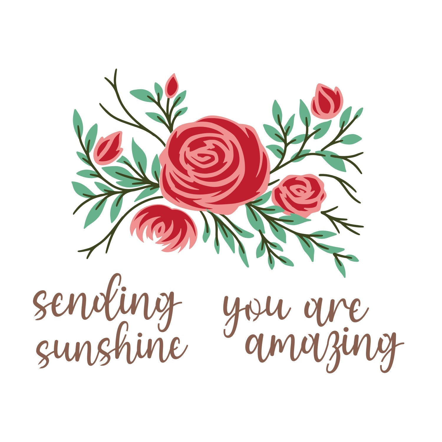 Rosey Vine Stencil Set (4pc)