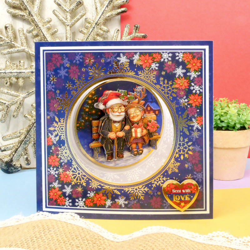 Delightful Golden Oldies Festive Fun Decoupage Card Kit