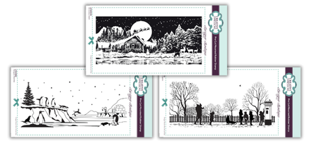 Christmas Slimline Stamps Bundle